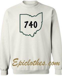 Joe Burrow 740 Area Code Ohio Sweatshirt