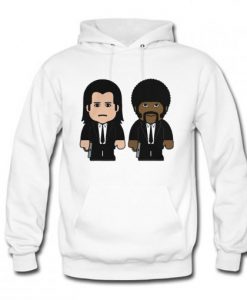 Pulp Fiction Vincent Vega Jules Winnfield Cartoon Hoodie