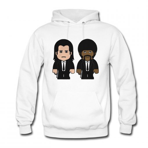 Pulp Fiction Vincent Vega Jules Winnfield Cartoon Hoodie