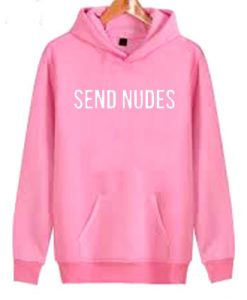 Send Nudes Pink Hoodie