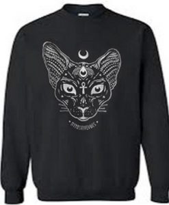Sphynx Cats Printed Sweatshirt