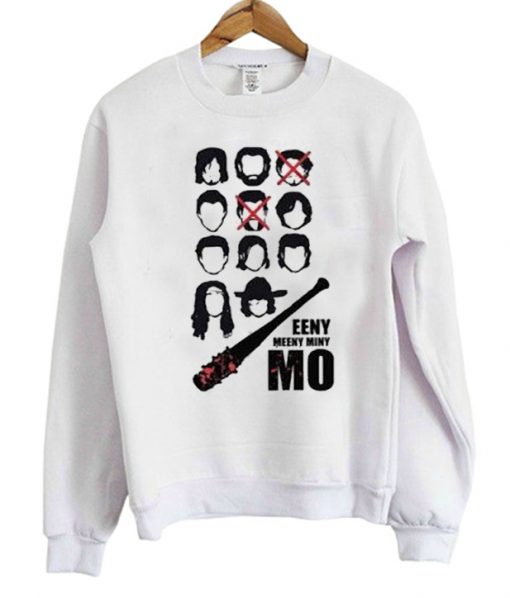 The Walking Dead Negan Eeny Meeny Miny Moo Sweatshirt