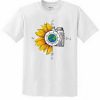 Travel Sunflower Art T Shirt