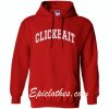 clickbait red Hoodie pullover