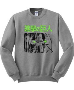 Attack on Titan Green Eyes sweatshirt