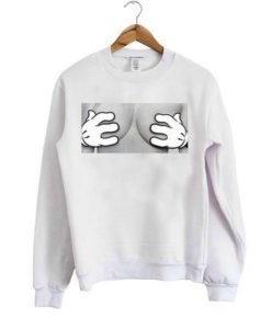 Boobs Hands Funny Sweatshirt