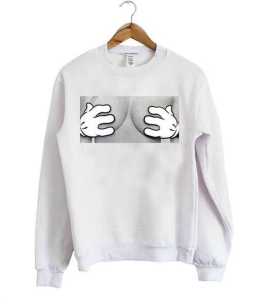 Boobs Hands Funny Sweatshirt