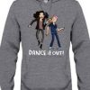 Dance It Out cartoon hoodie