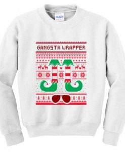 Gangsta Wrapper Christmas Sweatshirt