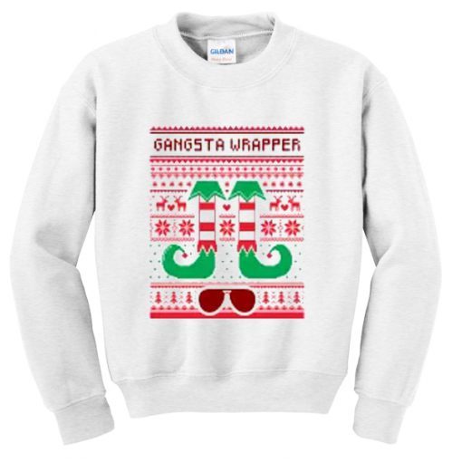 Gangsta Wrapper Christmas Sweatshirt