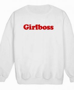 Girlboss font sweatshirt