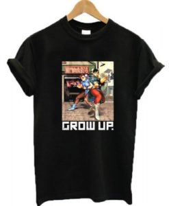 Grow Up Street Fighter T Shirt