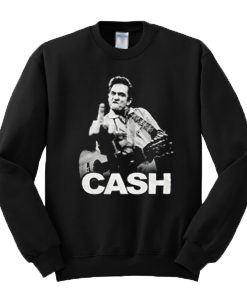 Johnny Cash Middle Finger Sweatshirt