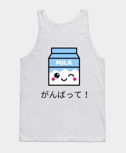 Milk cartoon Japanese Tanktop