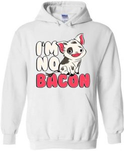 Moana Pua I'm No Bacon Cute Hoodie