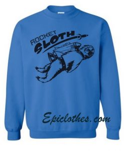 Rocket Sloth Graphic sweatshirt