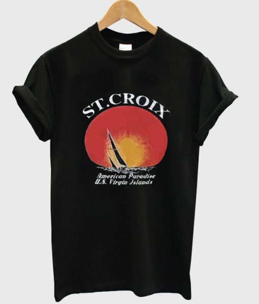 St Croix American Paradise T Shirt