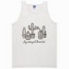 Stray strong And Beauty cactus tanktop
