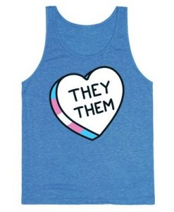 They Them Candy Heart Tanktop