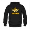 Wonder Woman Appendix Cancer Survivor Hoodie