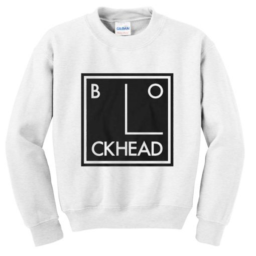 blockhead graphic sweatshirt