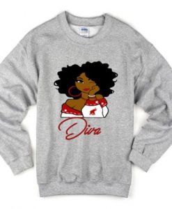 diva Graphic sweatshirt