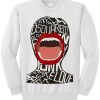 dsquared2 mouth sweatshirt