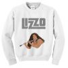 lizzo playing flute sweatshirt