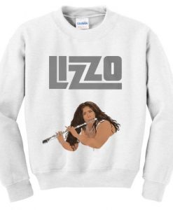 lizzo playing flute sweatshirt