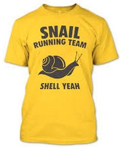 snail Running Team Shell Yeah T shirt