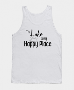 the lake is my happy place tanktop