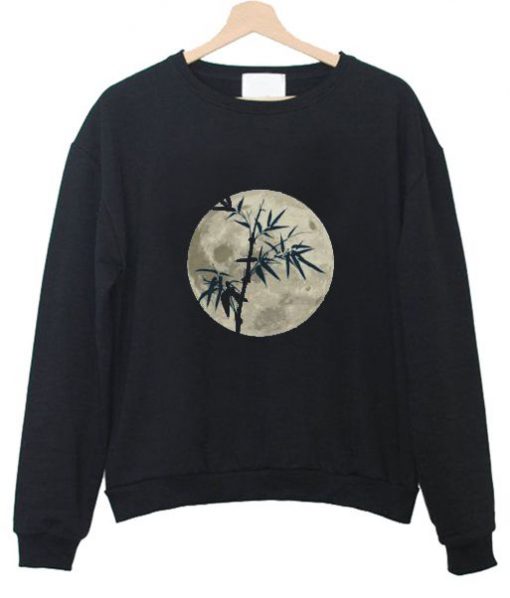 Bamboo Life Nature Moon Sweatshirt