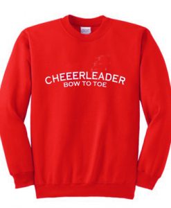 Cheerleader Bow To Toe Sweatshirt