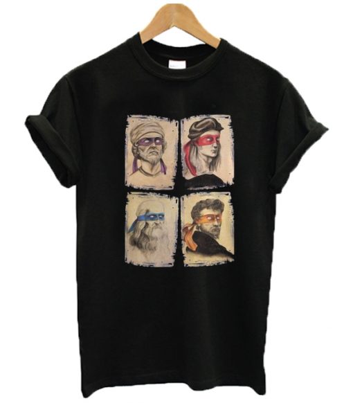 Donatello Raphael Leonardo And Michelangelo T-Shirt