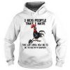 I Hug People That I Hate funny hoodie