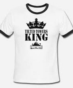 King of Tilted tower Ringer t shirt