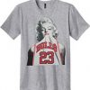 Marlyn Monroe Bulls 23 T Shirt