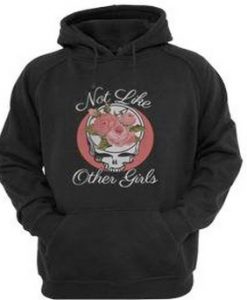 Not Like Other Girls Skull Graphic Hoodie