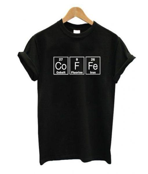 Periodic Table Barista T shirt