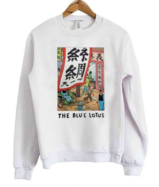 The Blue Lotus Tintin Sweatshirt