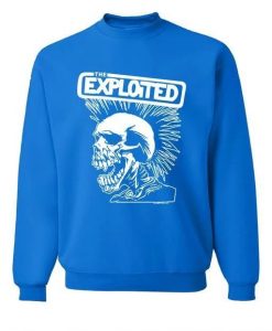 The Exploited Skull Punk Hair sweater