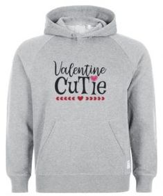 Valentine Cutie Font Hoodie