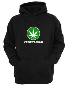 Vegetarian Cannabis Logo hoodie