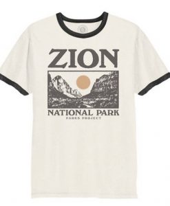 Zion National Park Ringer T shirt