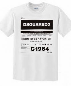 dsquared2 Born to be a fighter t shirt