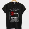 I Prefer The Drummer And Twenty Whiskey Quote T Shirt