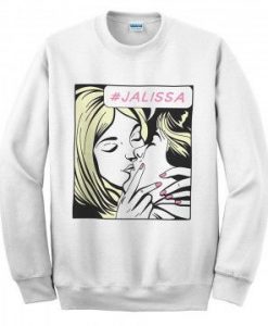 jalissa jake alissa kiss sweatshirt