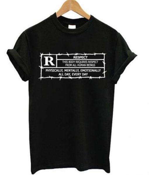 rated r respect shirt