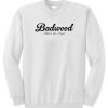 zendaya Badwood font sweater
