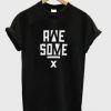 Awesome X Font T Shirt